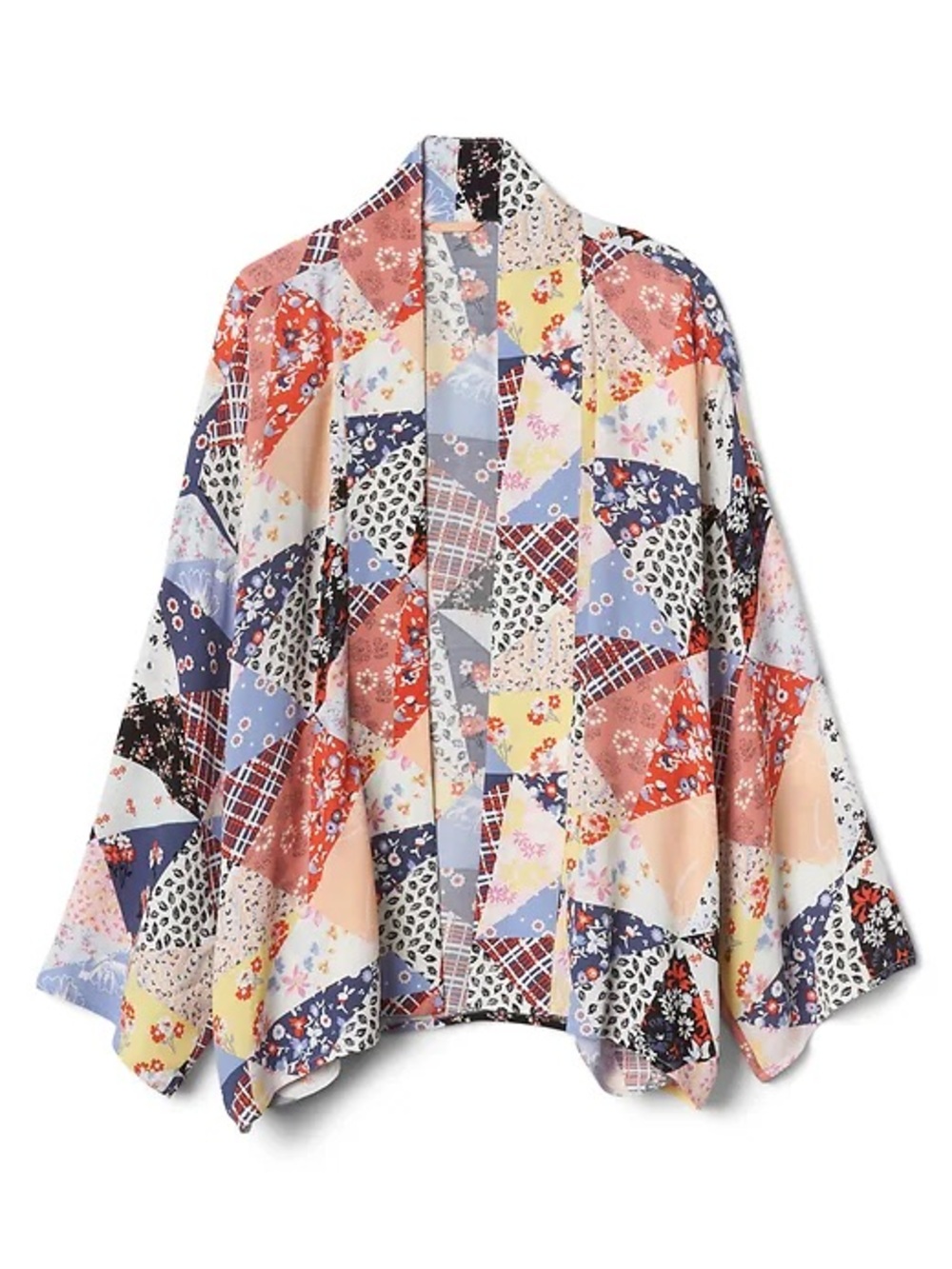 GAP Print Patchwork Swing Topper Jacket
